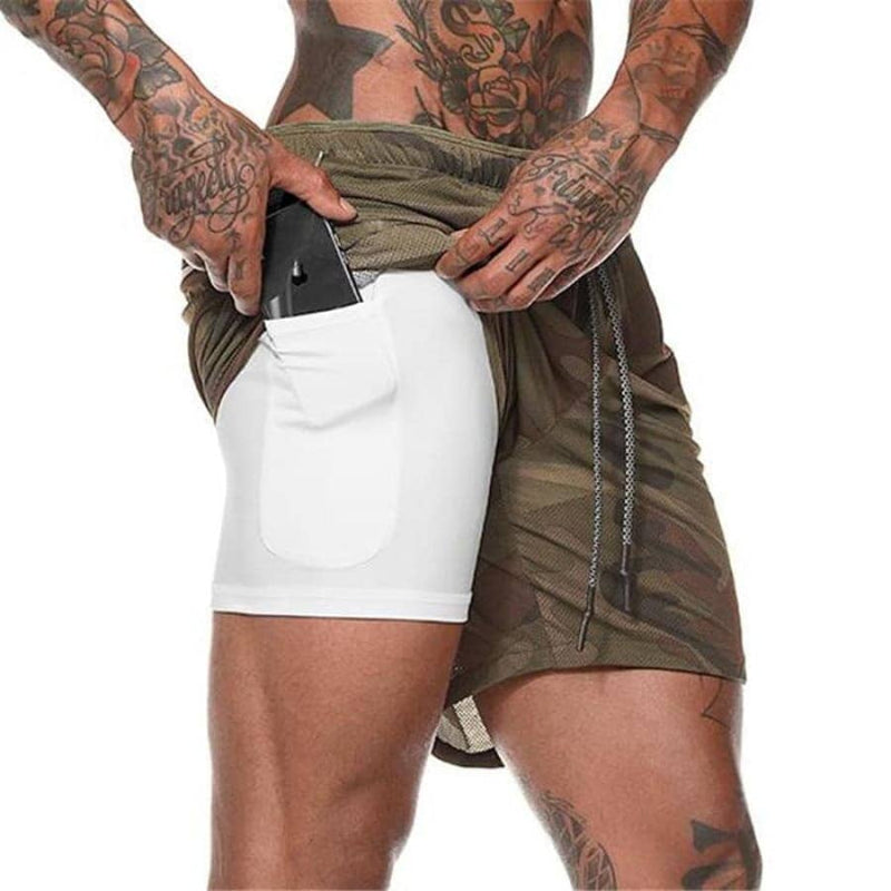 Shorts Para Treino 2 em 1 Esporte Air Effect - Shoponline