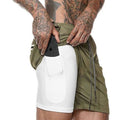 Shorts Para Treino 2 em 1 Esporte Air Effect - Shoponline